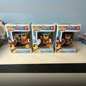 Funko Pop Ad Icons Twinkie The Kid Lot Of 3 Regular, Target Glow and Chase